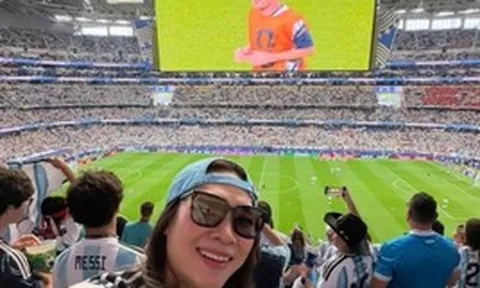 Mỹ Tâm vỡ òa khi lần đầu xem Messi thi đấu ngoài đời, chứng kiến luôn khoảnh khắc lịch sử tại World Cup 2026