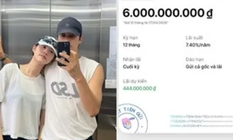 Bức ảnh gửi tiền ngân hàng lãi 444 triệu đồng khiến nhiều người trầm trồ