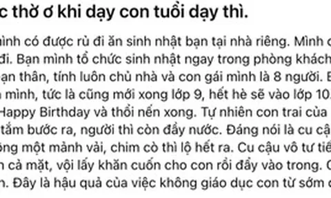 Hình ảnh sững người ở tiệc sinh nhật khiến bà mẹ Đồng Nai gấp gáp cảnh báo: Đừng thờ ơ khi dạy con tuổi dậy thì