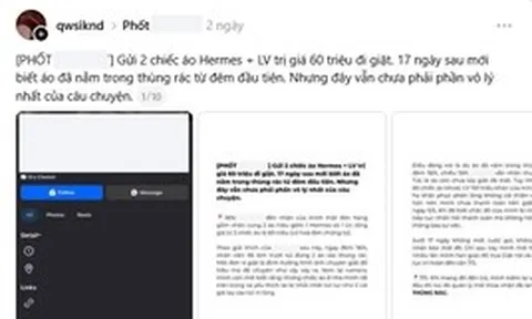 Drama khách tố tiệm giặt Hà Nội làm mất 2 áo hiệu 60 triệu, áo khoác LV 150 triệu cũng gặp sự cố thảm thương