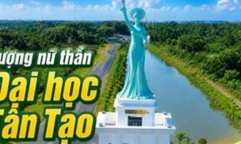 Ngôi trường nơi có bức tượng “hao hao” Nữ thần Tự do Mỹ: Hoá ra là một Đại học tư thục có tuổi đời 16 năm