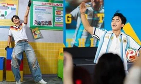 Trọng Hiếu khuấy động sự kiện với Kho báu, MONO nói thẳng: "Tôi là fan cứng của Messi"