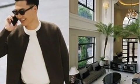 Nam thần hot nhất VTV dọn về tổ ấm mới hàng chục tỷ: Biệt thự 5 tầng 3 mặt tiền, sang trọng như khách sạn 5 sao