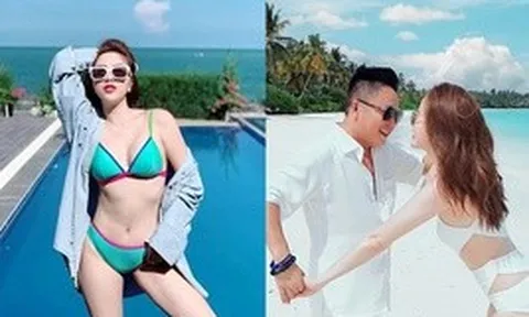 Nhan sắc nóng bỏng của "công chúa showbiz" sinh con trai cho đại gia Hà Tĩnh