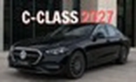 Mercedes-Benz C-Class 2027 lộ diện: 'Học' BMW làm lưới tản nhiệt khổng lồ, nhiều chi tiết thừa hưởng từ E-Class và S-Class