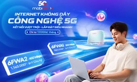 MobiWifi 5G – Giải pháp Internet thế hệ mới: Lắp đặt siêu nhanh, kết nối linh hoạt