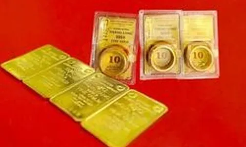 Giá vàng nhẫn trơn, vàng miếng sáng 10/8 tại SJC, PNJ, DOJI, Bảo Tín Minh Châu và Bảo Tín Mạnh Hải