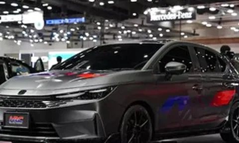 Cận cảnh Honda City bản mới “độ” theo phong cách xe đua