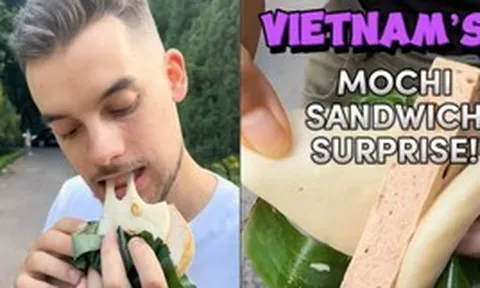 Bánh giầy Việt Nam gây sốt các diễn đàn du lịch, khách Tây cứ ăn là mê