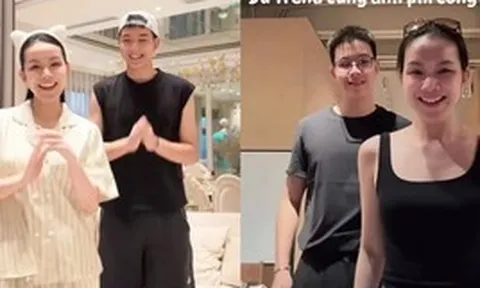 Con trai cao 1m86 của Hoa hậu Thùy Lâm và Tiến sĩ kinh tế: Lên sóng vài giây đã gây sốt