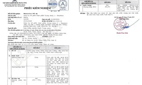 Dược phẩm Trung ương I - Pharbaco nói gì sau sự cố thu hồi thuốc Amoxicilin 500mg?