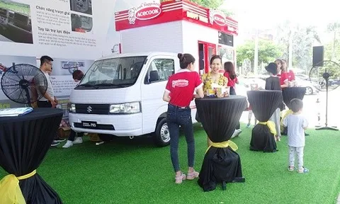 Suzuki Carry cùng chuyến xe Hạnh phúc Acecook sẻ chia hương vị yêu thương đến mọi miền