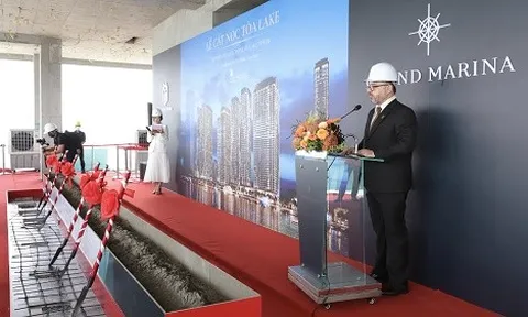 TÒA THÁP CĂN HỘ HÀNG HIỆU LAKE CHÍNH THỨC ĐƯỢC CẤT NÓC