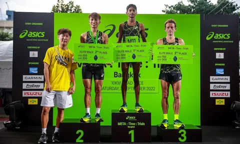 Giải chạy của ASICS tại Bangkok thu hút hàng trăm vận động viên từ Việt Nam và quốc tế