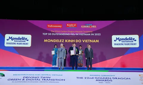 Mondelez Kinh Đô vinh dự được trao giải thưởng Rồng Vàng năm 2023