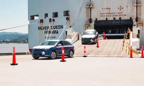 Vinfast 8 cập cảng Mỹ - Phạm vi lái đạt 264 dặm