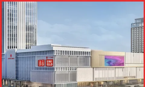 UNIQLO khai trương cửa hàng tại tổ hợp thương mại LOTTE MALL HANOI vào 22/9