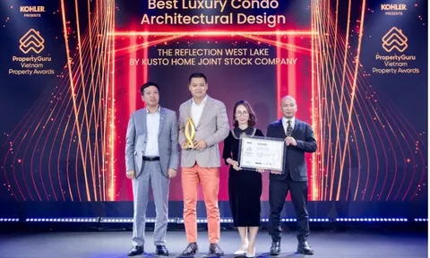 CÚ ĐÚP GIẢI THƯỞNG CỦA KUSTO HOME TẠI VIETNAM PROPERTY AWARDS 2023 VỚI THE REFLECTION WEST LAKE