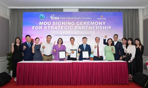 Hiệp hội công ích chung Hàn Quốc ký kết ghi nhớ xúc tiến chương trình phúc lợi tại Vinpear cho viên chức