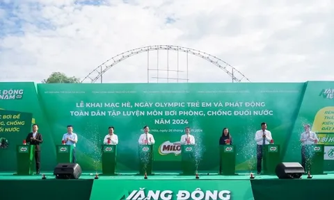 Phát động toàn dân tập luyện môn bơi phòng, chống đuối nước năm 2024
