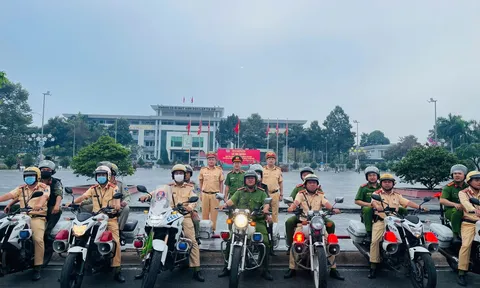 Bình Dương: Công an thành phố Dĩ An tổ chức lễ ra quân thực hiện cao điểm tấn công, trấn áp tội phạm, bảo đảm ANTT tết Nguyên Đán Ất Tỵ năm 2025