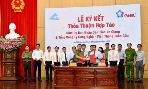 UBND tỉnh An Giang ký kết hợp tác với Tổng Công ty Công Nghệ - Viễn thông Toàn cầu (GTEL)