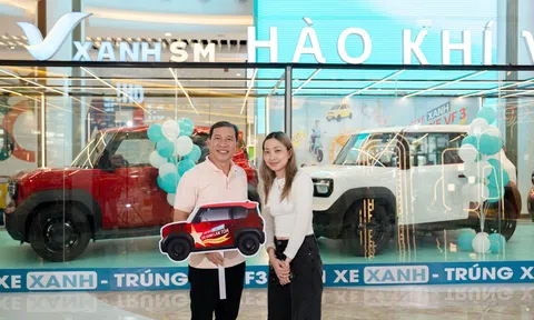 Đặt taxi Xanh SM, rinh ô tô điện VinFast VF 3 về nhà
