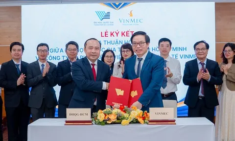 Vinmec và Đại học Quốc gia TP.HCM hợp tác chiến lược: Hợp lực phát triển nhân lực y tế chất lượng cao