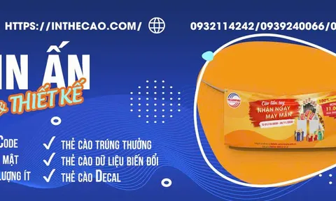 In thẻ cào – Bí quyết tăng doanh số và gắn kết khách hàng hiệu quả