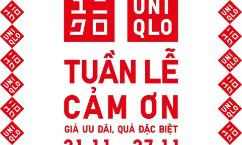 UNIQLO khởi động Tuần Lễ Cảm Ơn từ 21/11 đến 27/11, mang đến chương trình mua sắm và quà tặng hấp dẫn