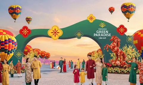 Bay lên trời đón Tết: Cần Giờ lần đầu có lễ hội khinh khí cầu và “siêu đại tiệc” đón Xuân xuyên suốt 21 ngày