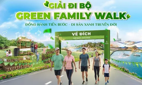 Giải đi bộ Green Family Walk: Hành trình “3 trong 1” tại Vinhomes Green Paradise
