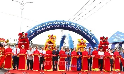 Lễ thông xe Cụm công nghiệp Tân Tiến 1 - Tân Tiến 2