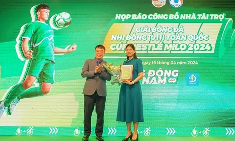 Nestlé MILO đồng hành cùng Giải Bóng đá Nhi đồng toàn quốc 2024