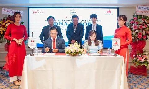 Lễ ký kết Hợp tác độc quyền phân phối dự án Edna Resort giữa Công ty Cổ Phần Gia Hưng Land và Tập Đoàn Vietpearl