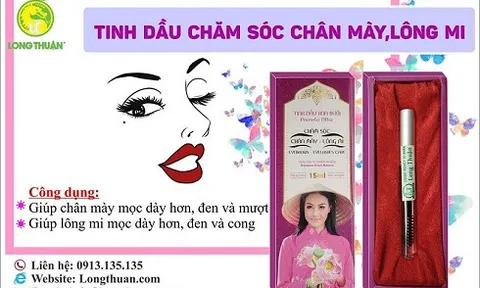 Tinh dầu hoa bưởi – Bộ chăm sóc râu và lông mày, mi hiệu quả an toàn đến từ DNTN Long Thuận.