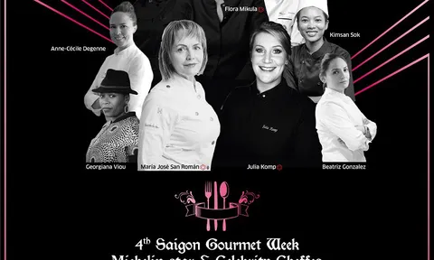 Cuộc tranh tài của các nữ Siêu đầu bếp quốc tế lần đầu tiên diễn ra tại Sofitel Saigon Plaza