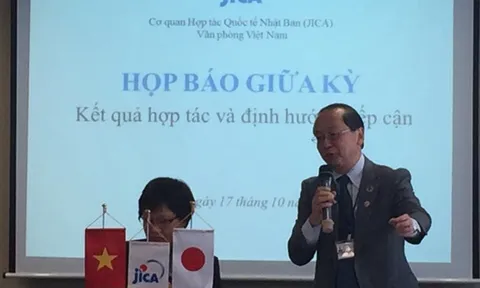 'Hà Nội: Cơ quan Hợp tác quốc tế Nhật Bản (JICA) tổ chức Họp báo giữa kỳ 2019