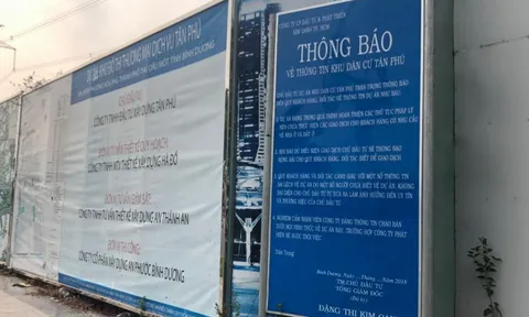 Khách hàng nguy cơ trắng tay khi xuống tiền vào Khu đô thị Tân Phú