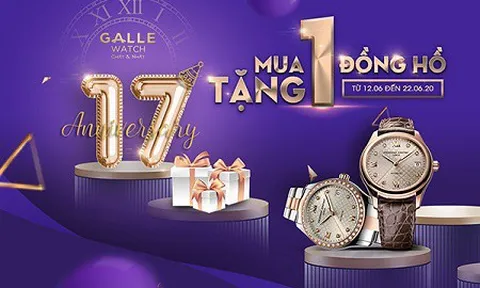Tưng bừng ưu đãi sinh nhật 17 tuổi Galle Watch